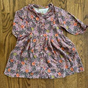 3T LALi Floral Dress in Purple and Orange